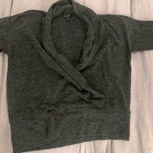 Banana republic charcoal wrap sweater